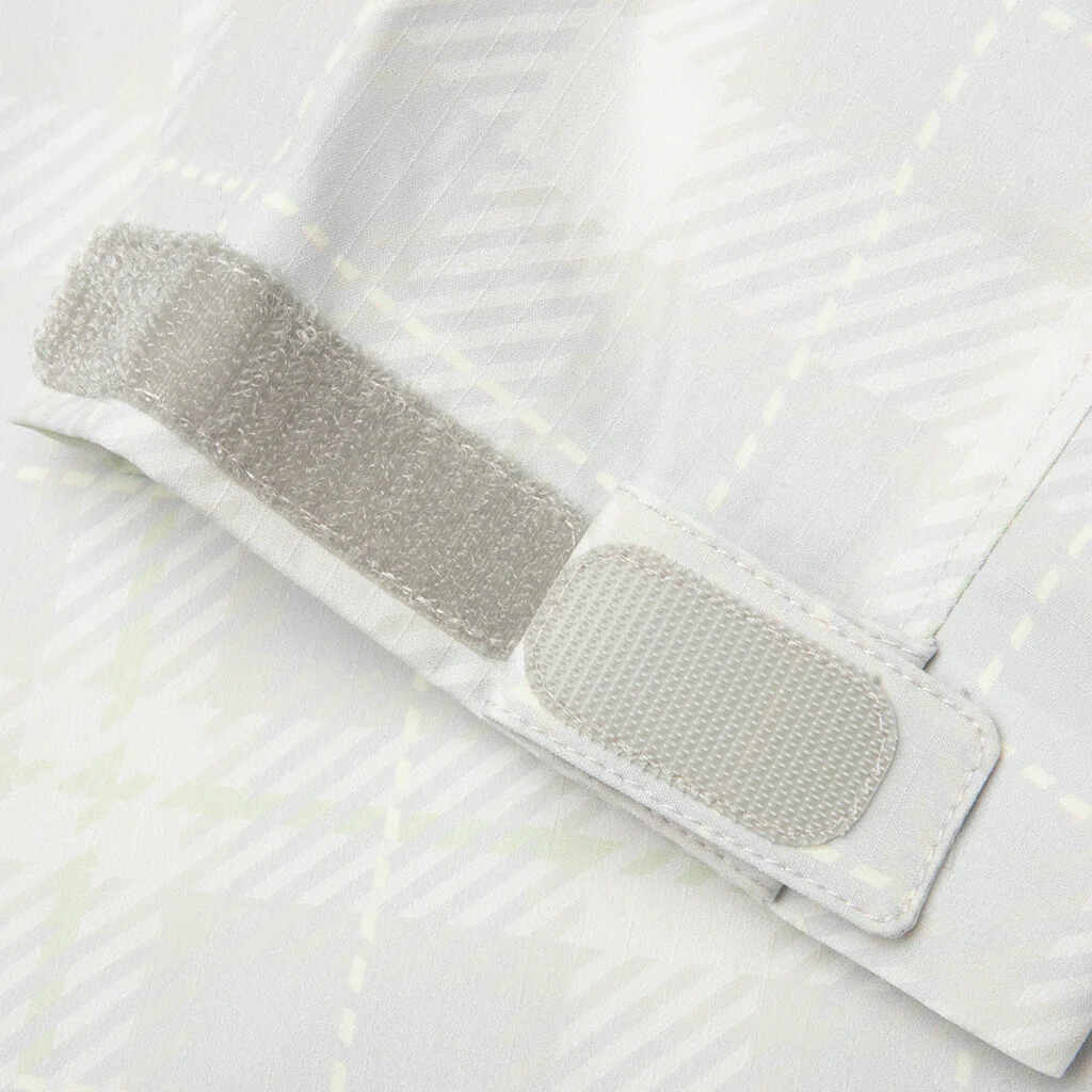 Plaid Windbreaker Jacket - Cream - Image 6