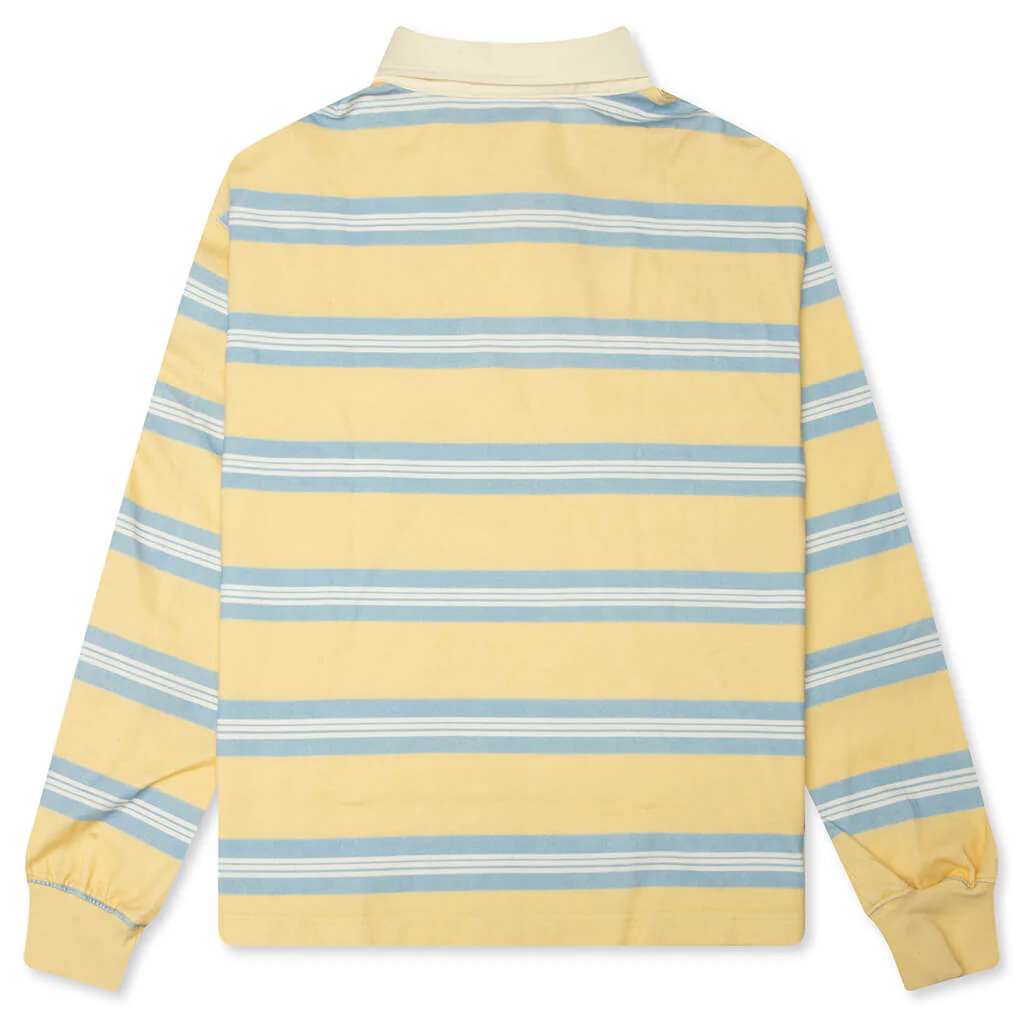 Stripe L/S Rugby - Yellow - Image 2