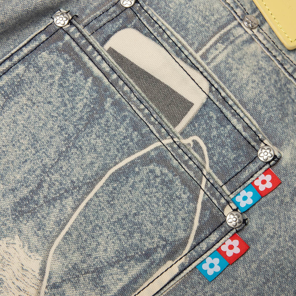 Trompe L'Oeil Pants - Multi - Image 5
