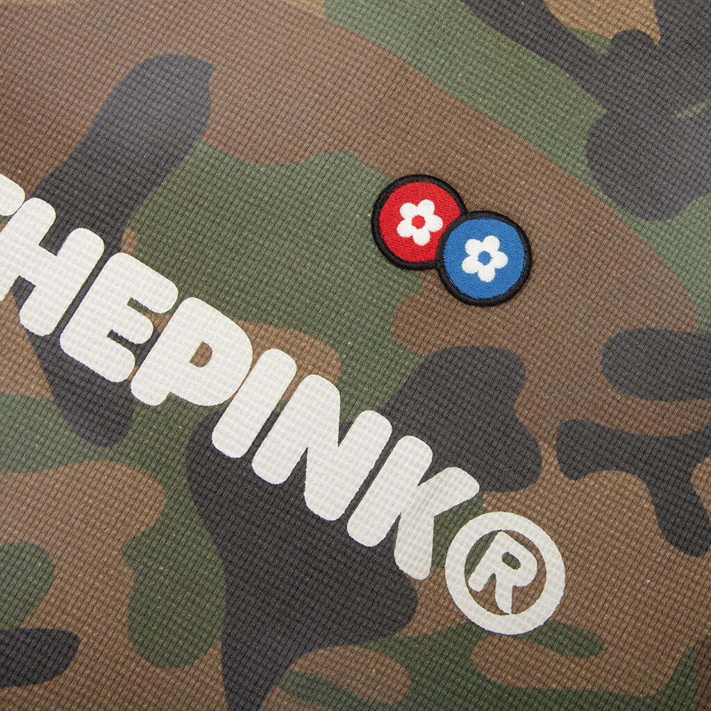Vintage Washed Camo L/S Thermal - Multi - Image 4