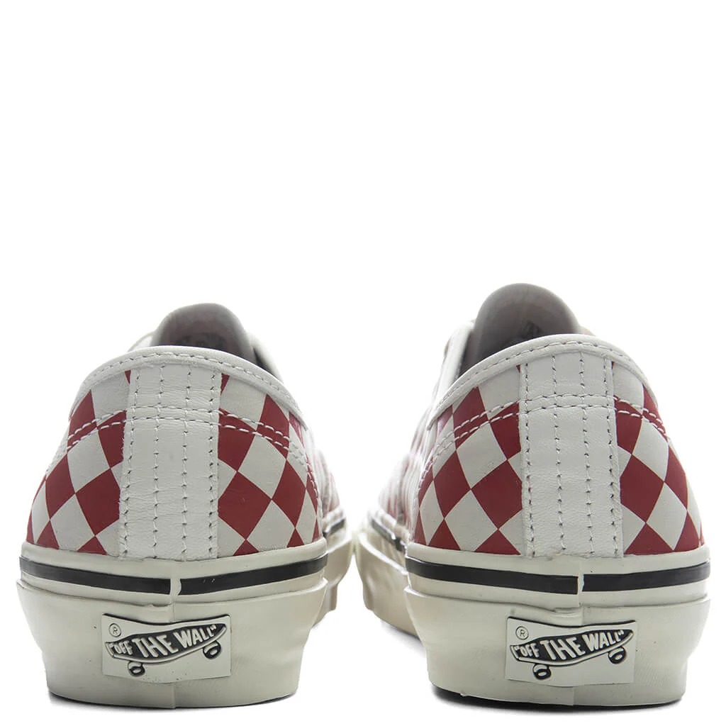 Premium LX Authentic 44 Diamond -  Checkerboard Red/Marshmallow White - Image 6
