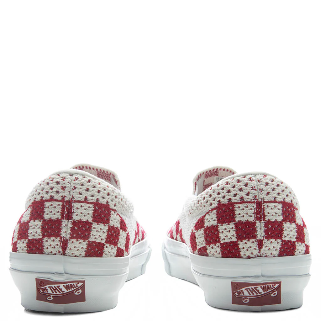 Premium LX Classic Slip-On 98 EK - Checkerboard Red - Image 4