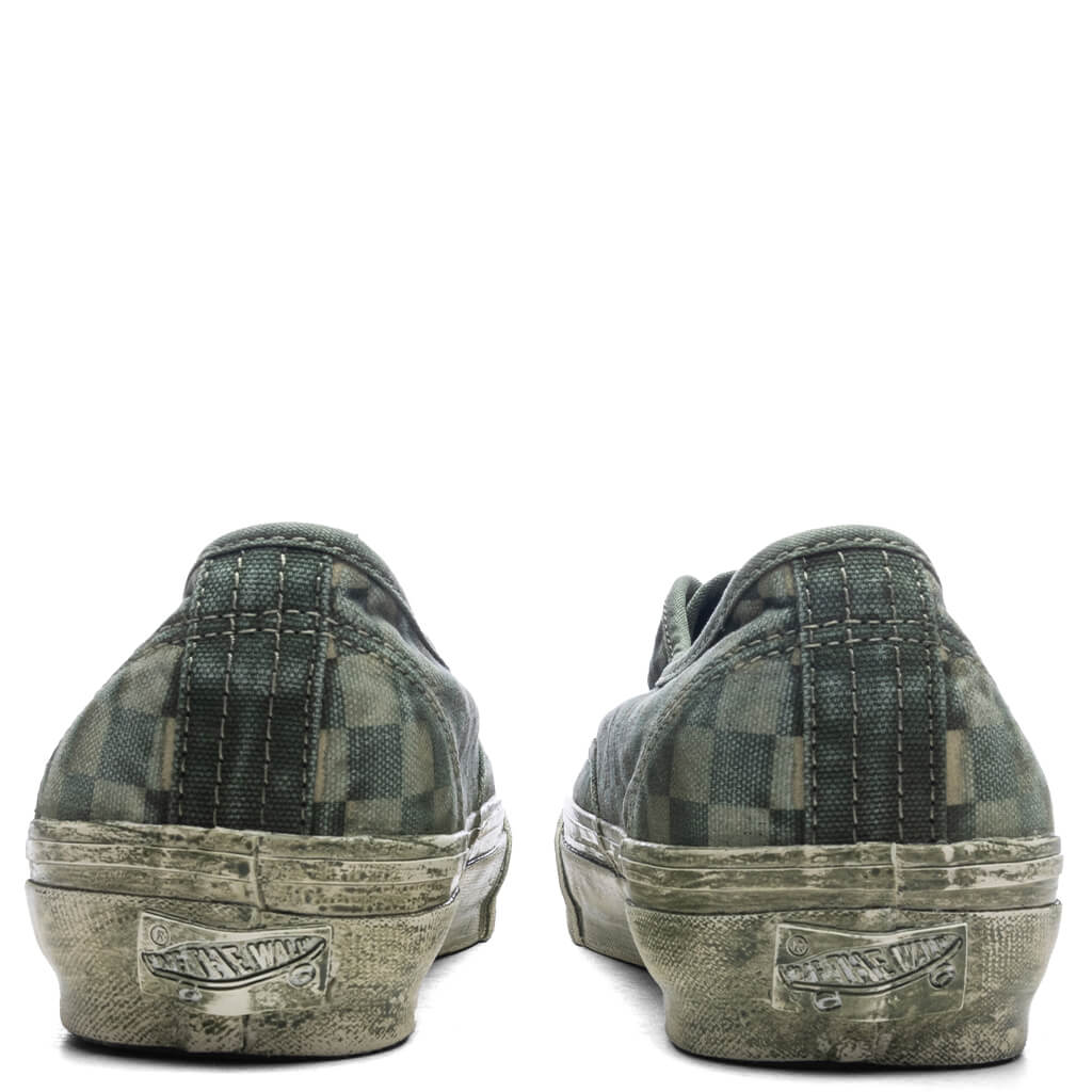 LX Authentic Reissue 44 - Dip Dye Checkerboard Twist of Lime - Image 4