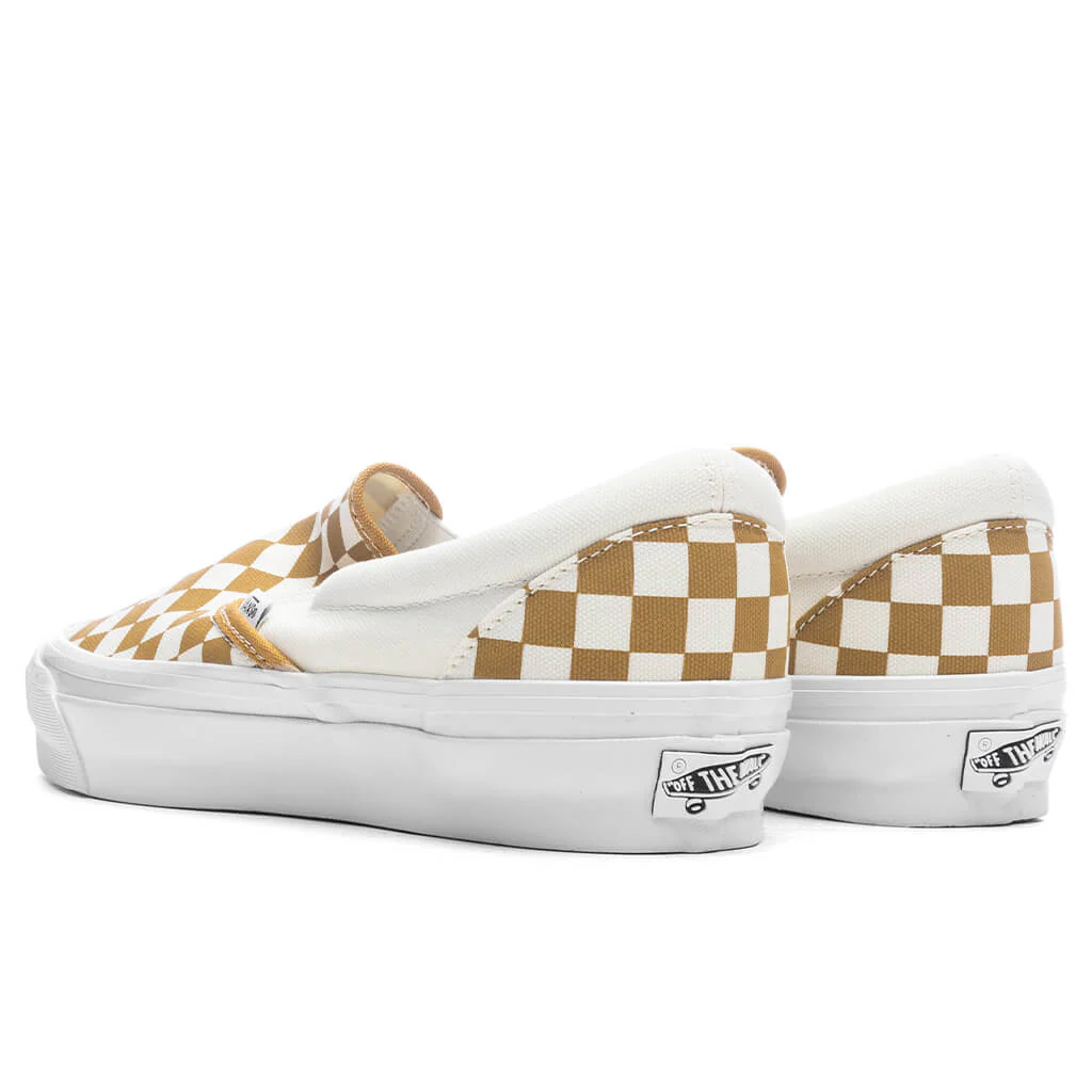 Slip-On Reissue 98 LX - Checkerboard Harvest Gold - Image 3