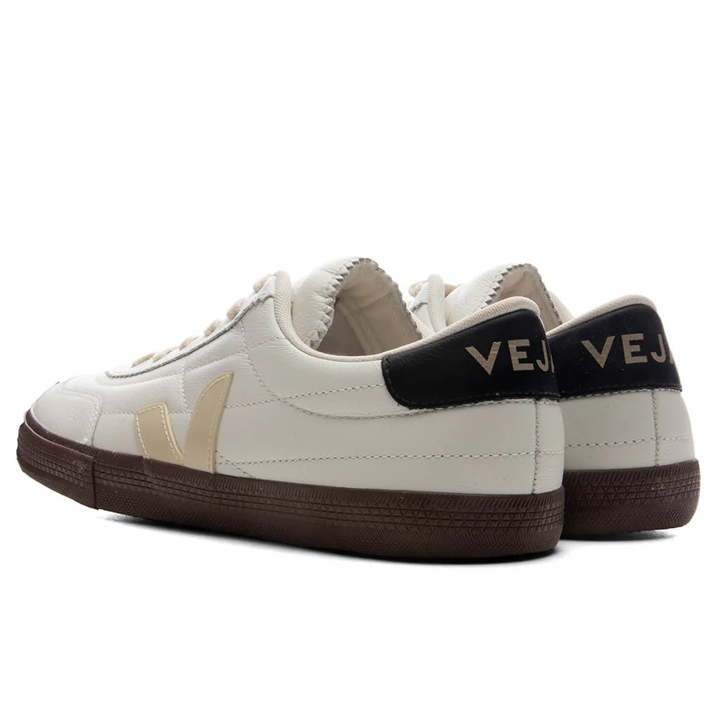Women's Panenka Leather - White/Black/Bark - Image 3