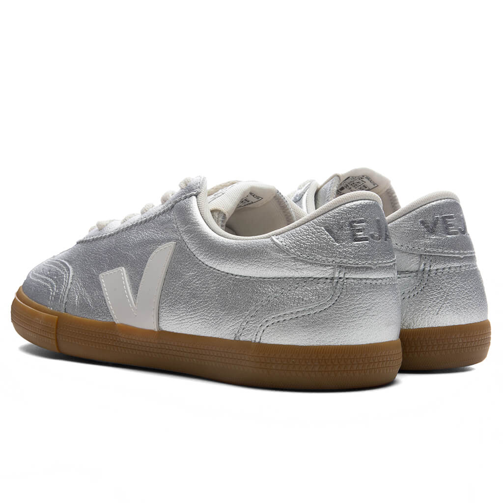Women's Volley Leather - Silver/White/Natural - Image 3