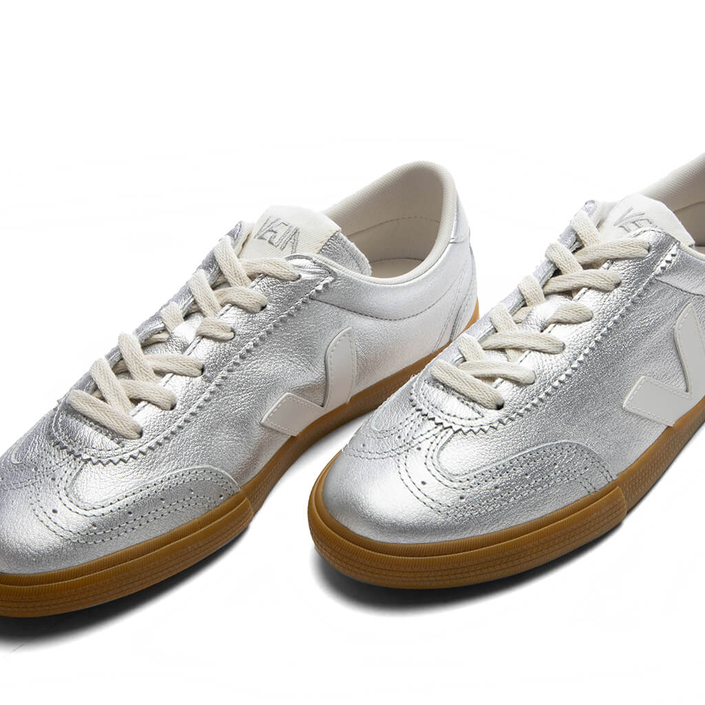 Women's Volley Leather - Silver/White/Natural - Image 5