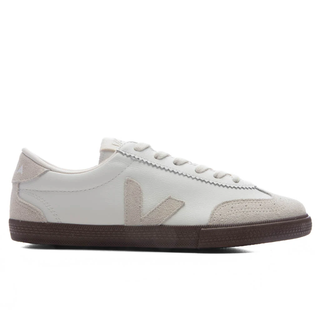 Women's Volley Leather - White/Natural/Bark