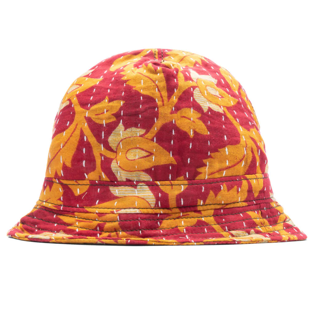 Vintage Handmade Quilt Bucket Hat - Psych - Image 3