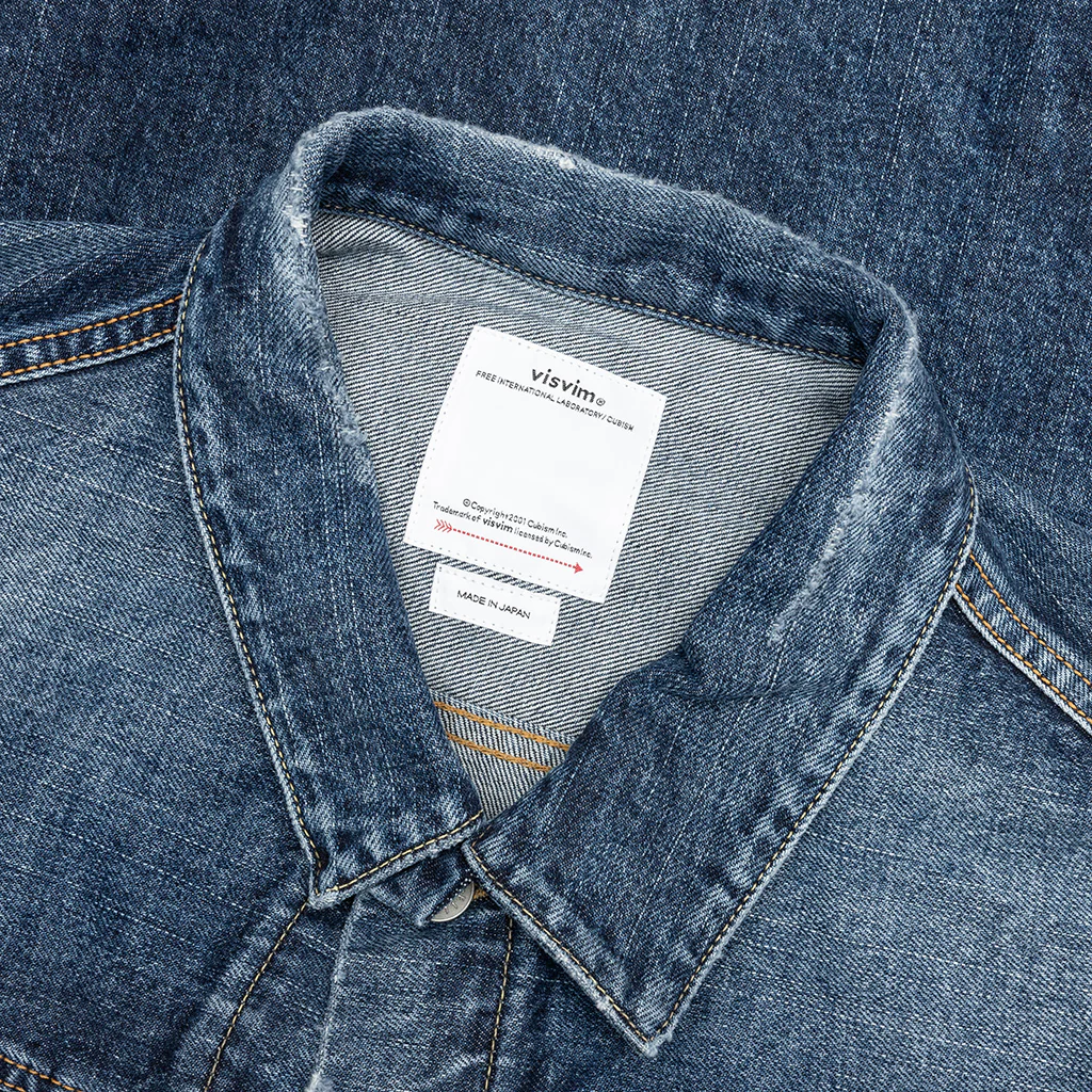 101XX DMGD-1010 S/S Jacket - Indigo - Image 3
