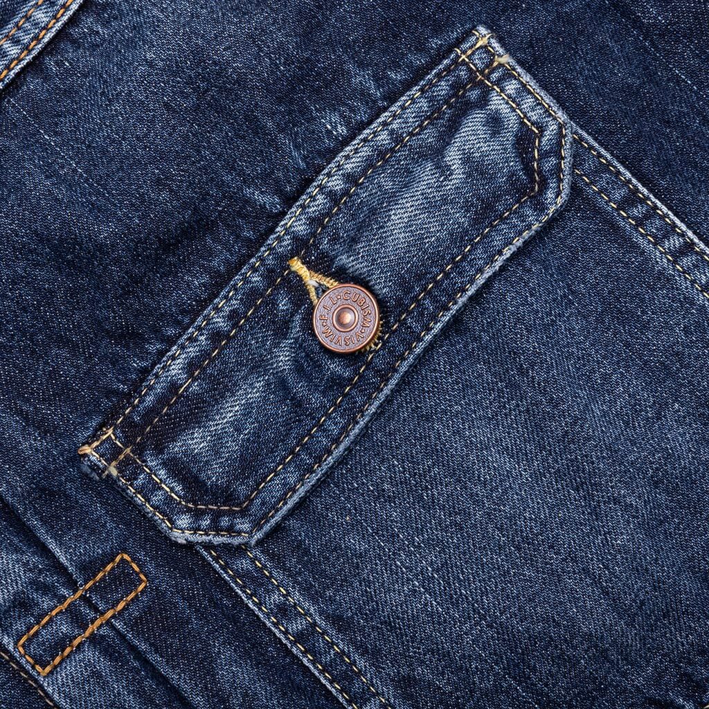 101XX S/S Damaged Jacket - Indigo - Image 5
