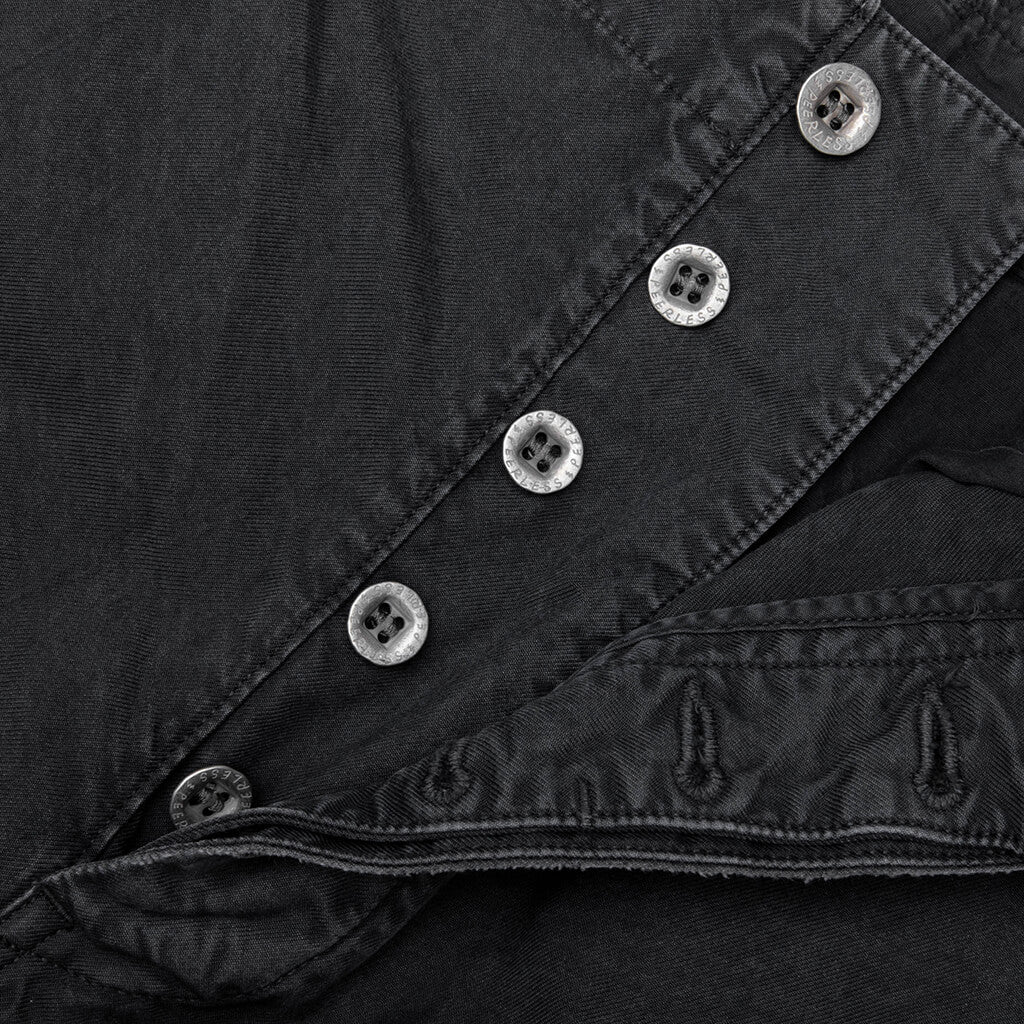 Broader Chino Crash Shorts - Black - Image 3