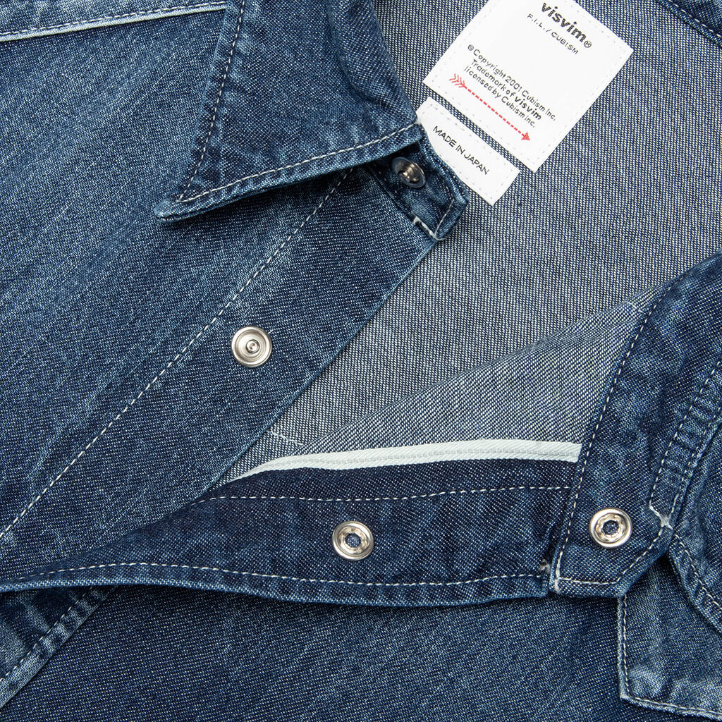 Social Sculpture DMGD Shirt - Indigo - Image 3