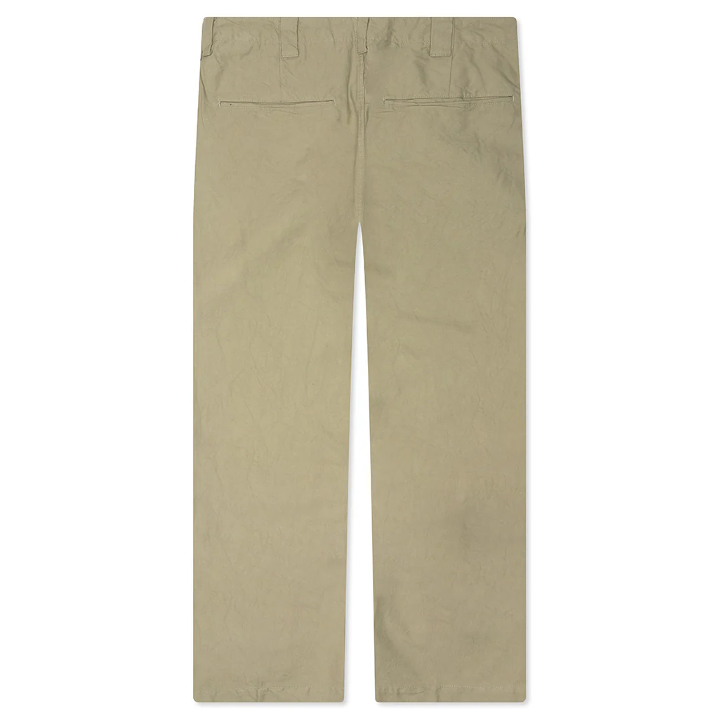 Wide Chino Pants - Light Green - Image 2