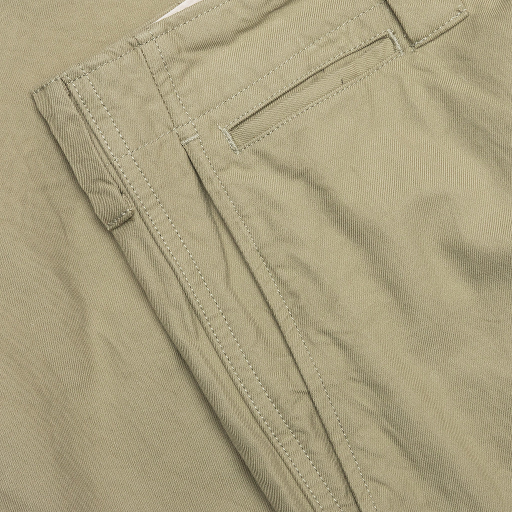 Wide Chino Pants - Light Green - Image 4