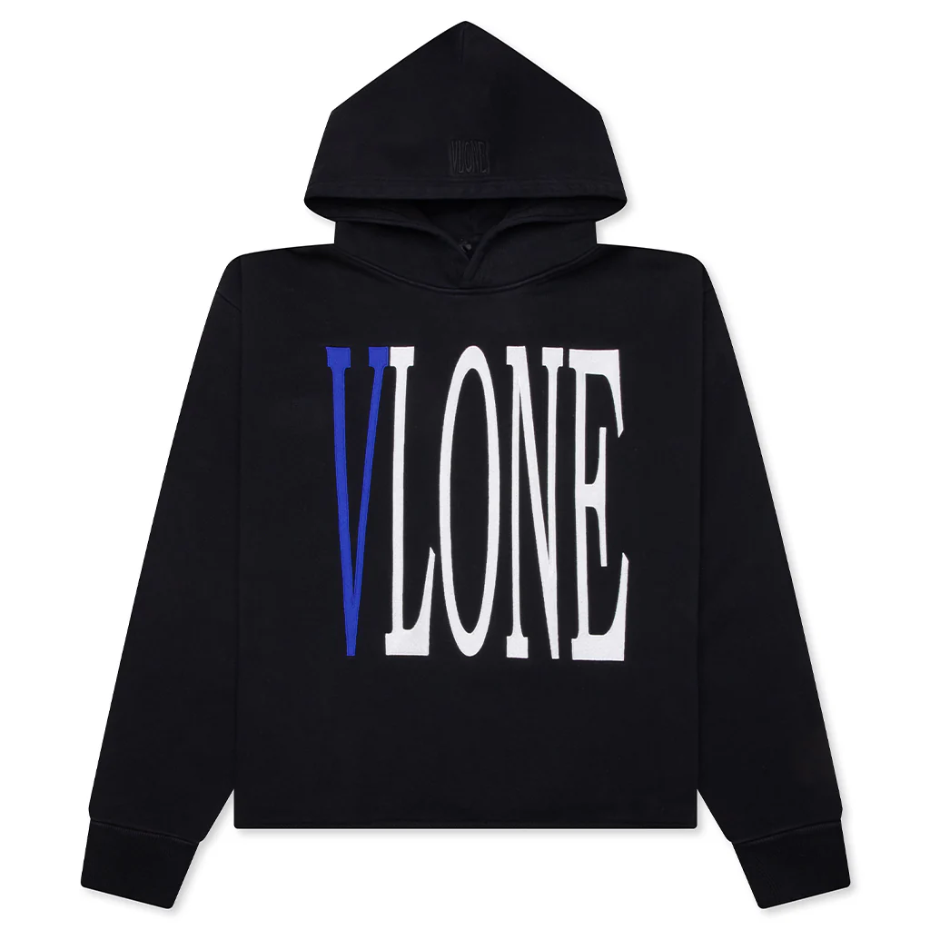OG Staple Embroidered Hoodie - Black/Blue