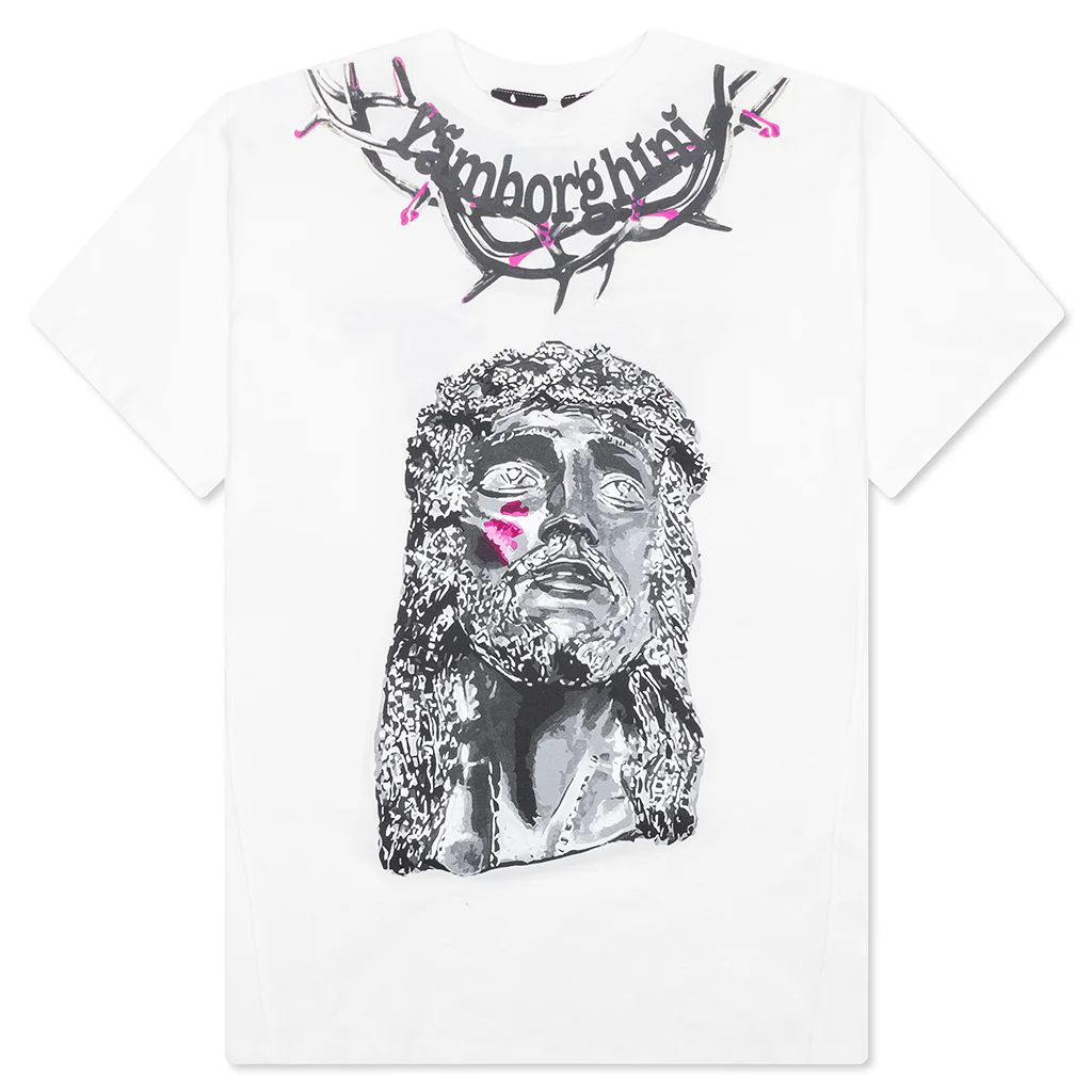 Yams Day Jesus Piece T-Shirt - White