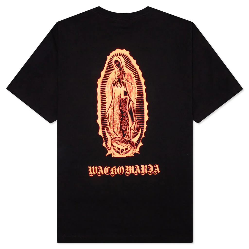 Crewneck T-Shirt Type-8 - Black - Image 2