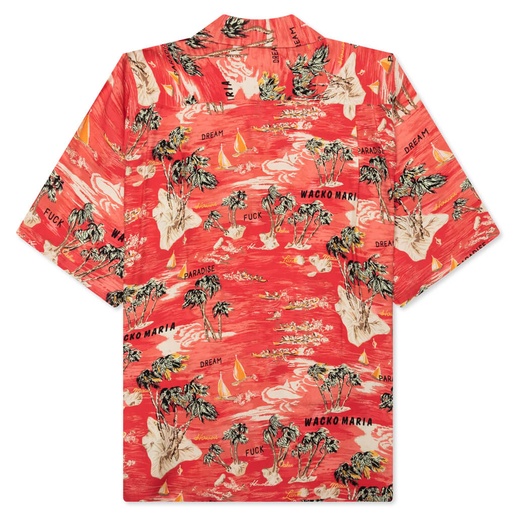 Hawaiian S/S Shirt Type-1 - Red - Image 2