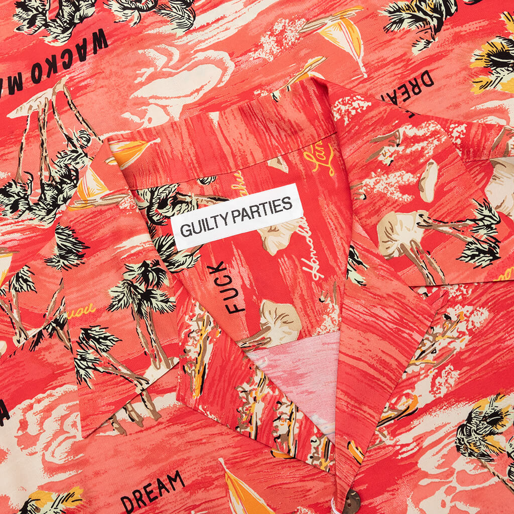Hawaiian S/S Shirt Type-1 - Red - Image 3