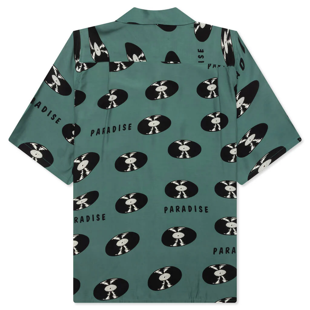 Hawaiian S/S Shirt Type-4 - Green - Image 2