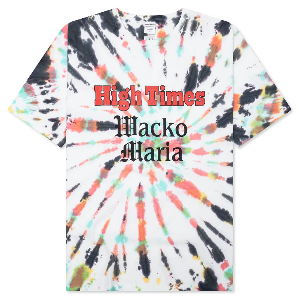 High Times Tie Dye Crewneck T-Shirt Type-2 - Multi