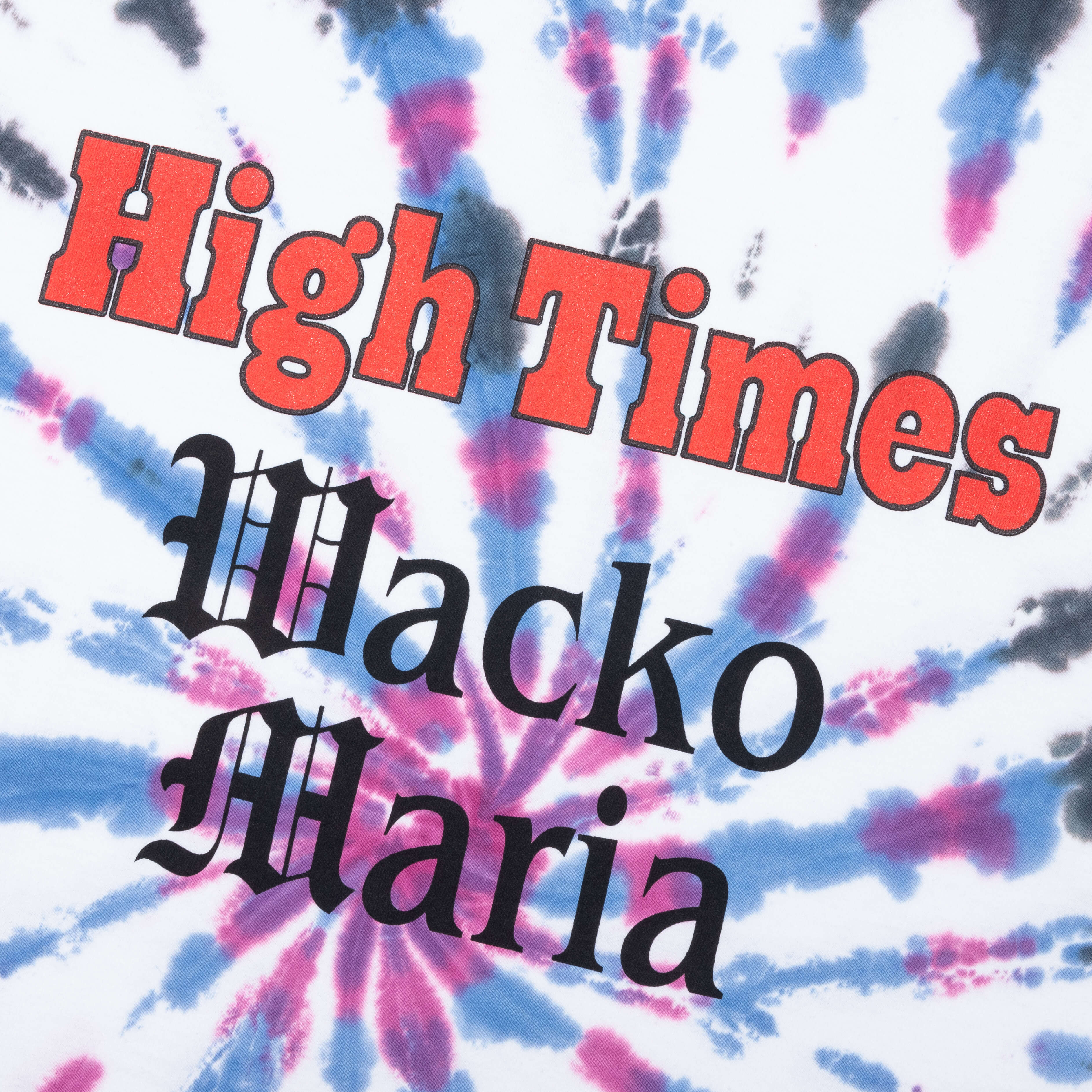 High Times Tie Dye Crewneck T-Shirt Type-2 - Multi - Image 4
