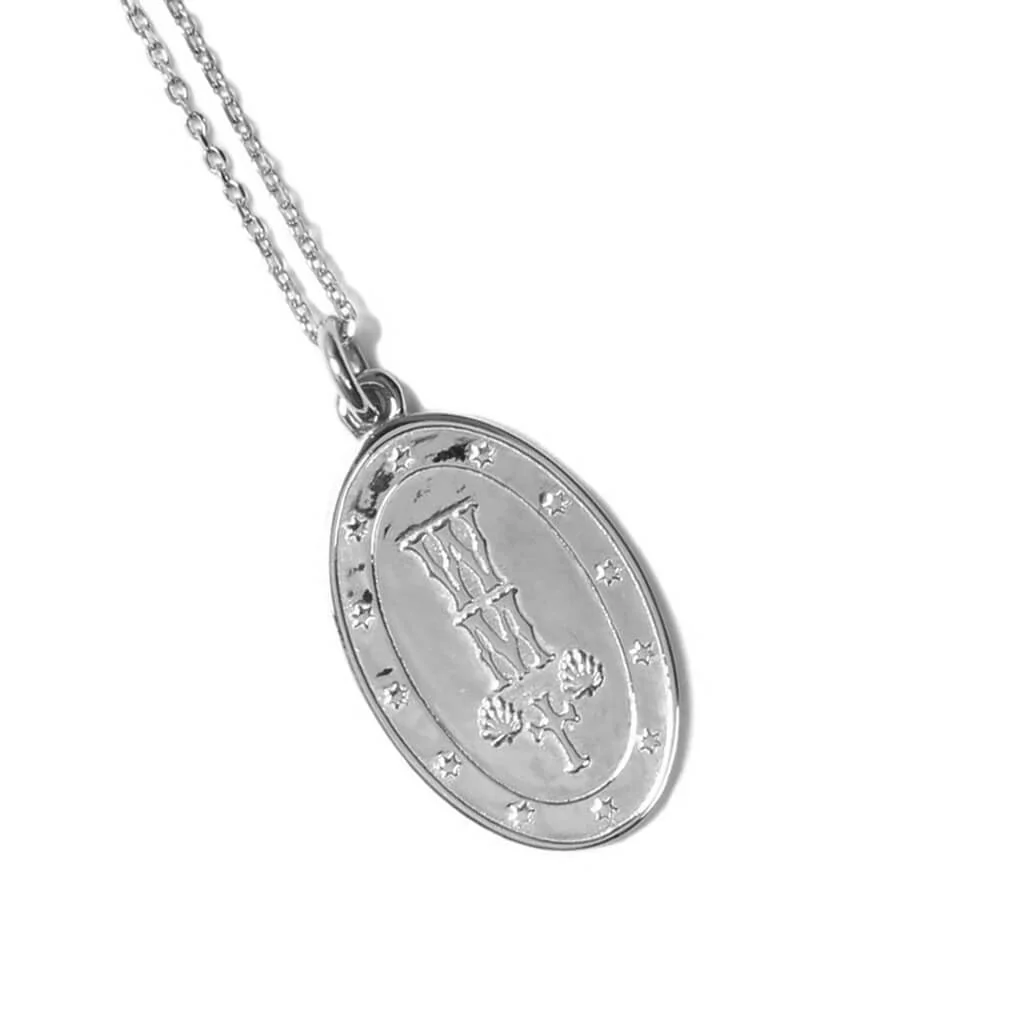 Medai Necklace Type-1 - Silver - Image 3