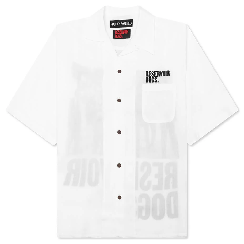 Reservoir Dogs S/S Hawaiian Shirt Type-1 - White