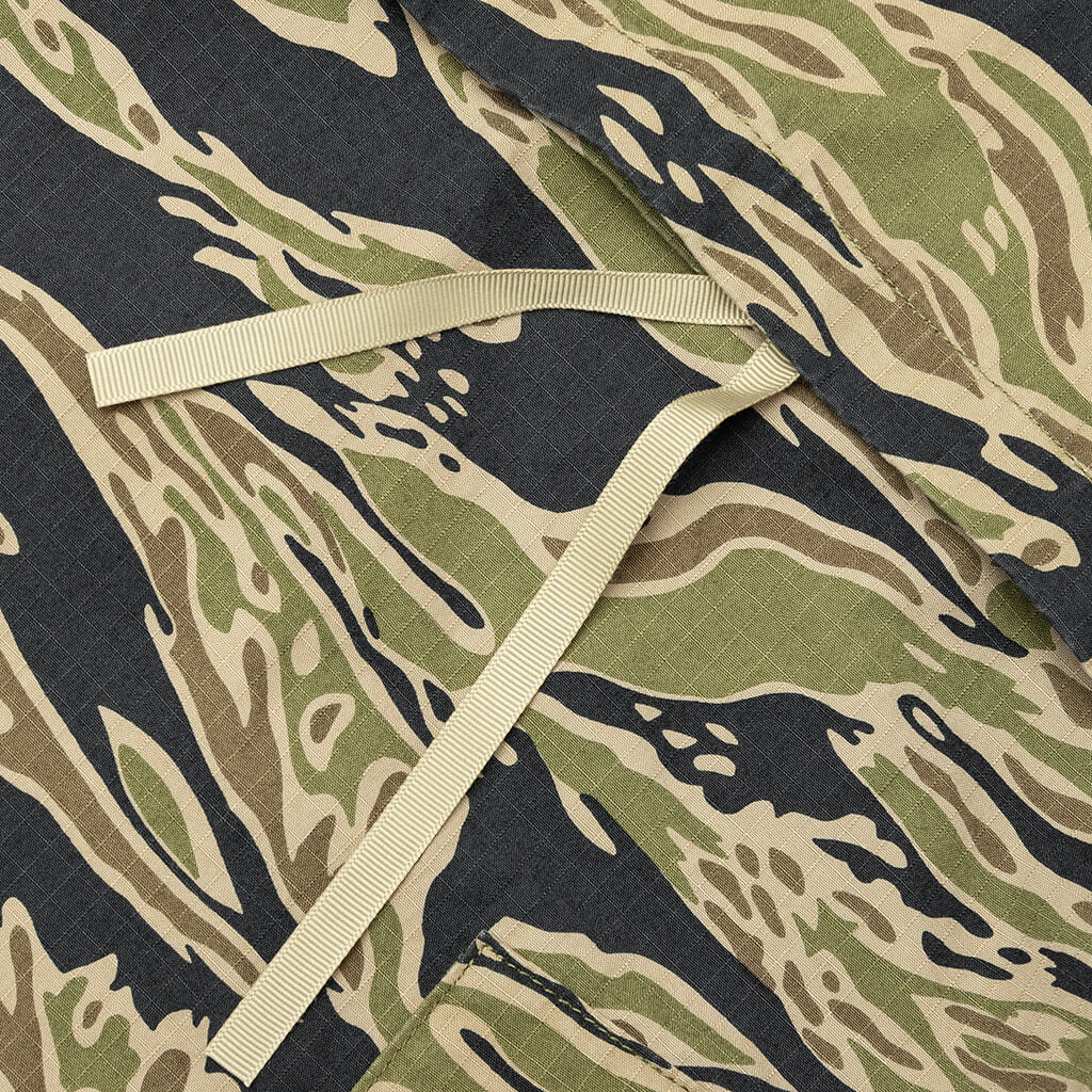 Tiger Camo 6 Pocket Trousers - Olive - Image 5