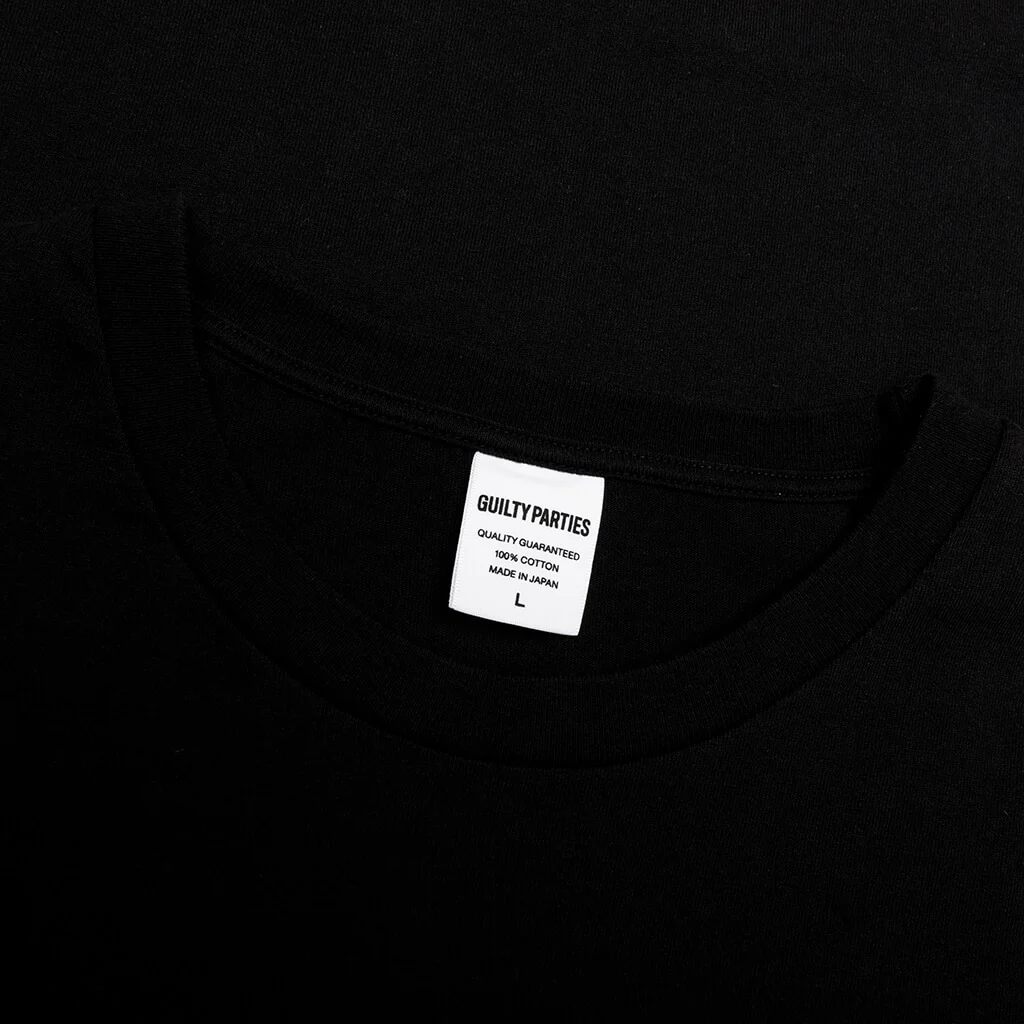 Washed Heavyweight Crewneck T-Shirt Type 2 - Black - Image 5