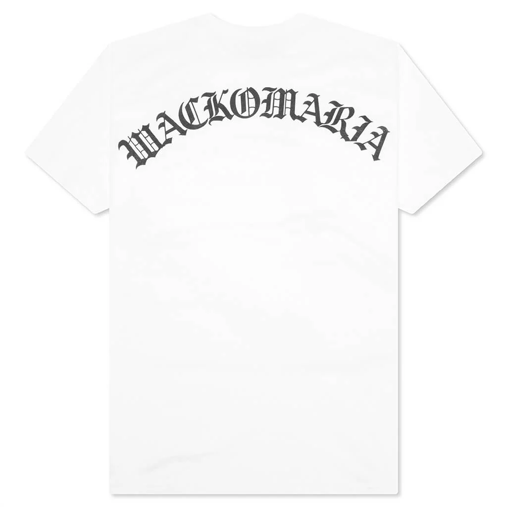 Washed Heavyweight Crewneck T-Shirt Type 2 - White - Image 2
