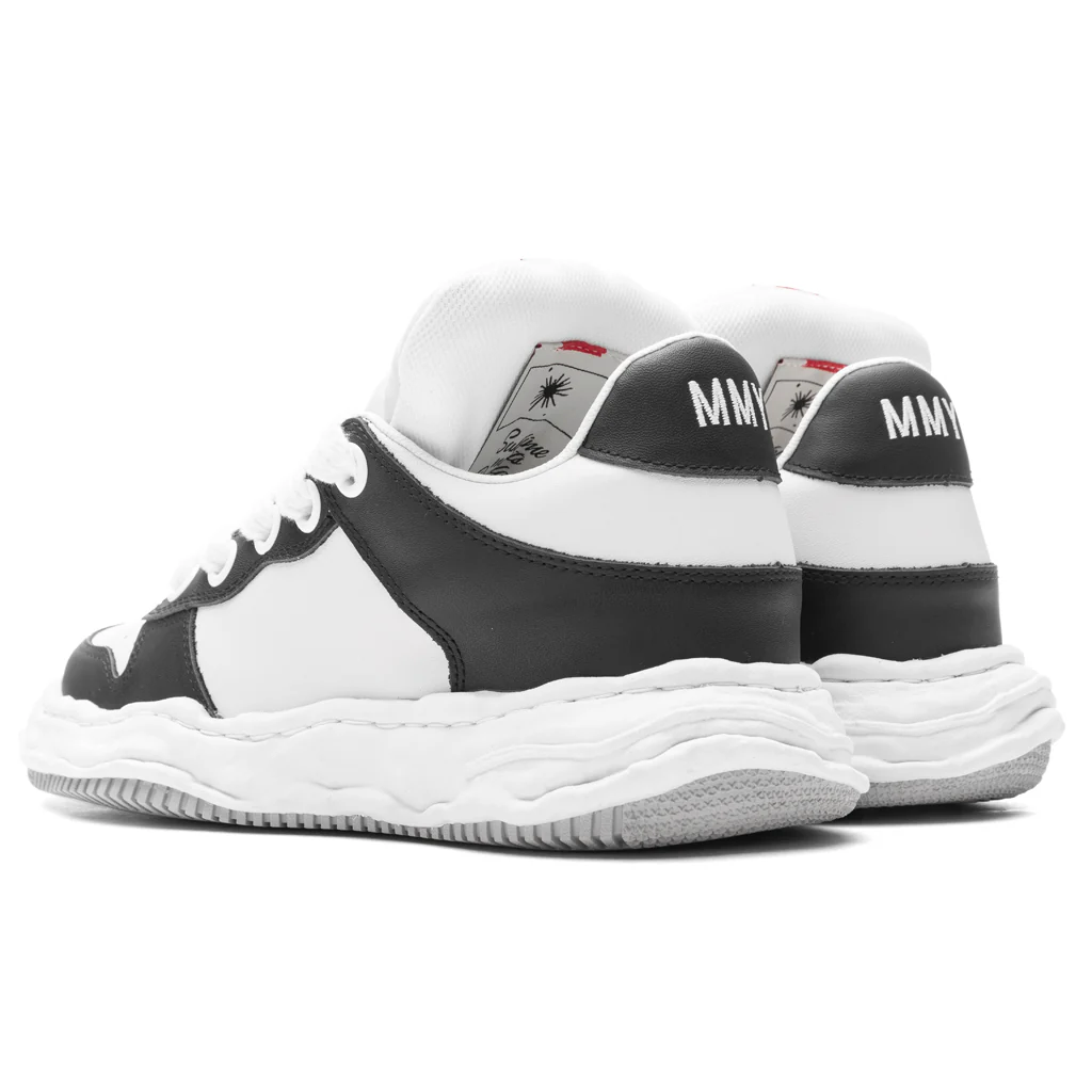 Wayne Low Top Sneakers - Black/White - Image 3