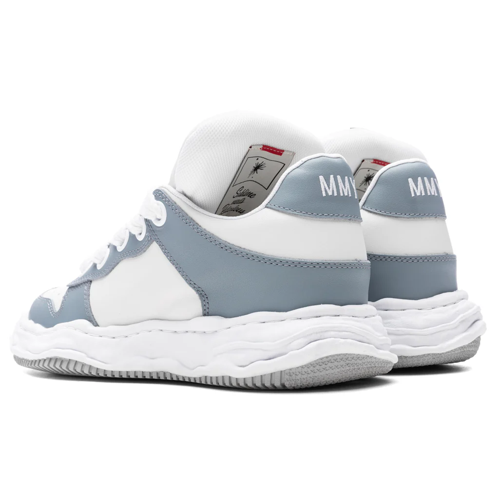 Wayne Low Top Sneakers - Grey/White - Image 3