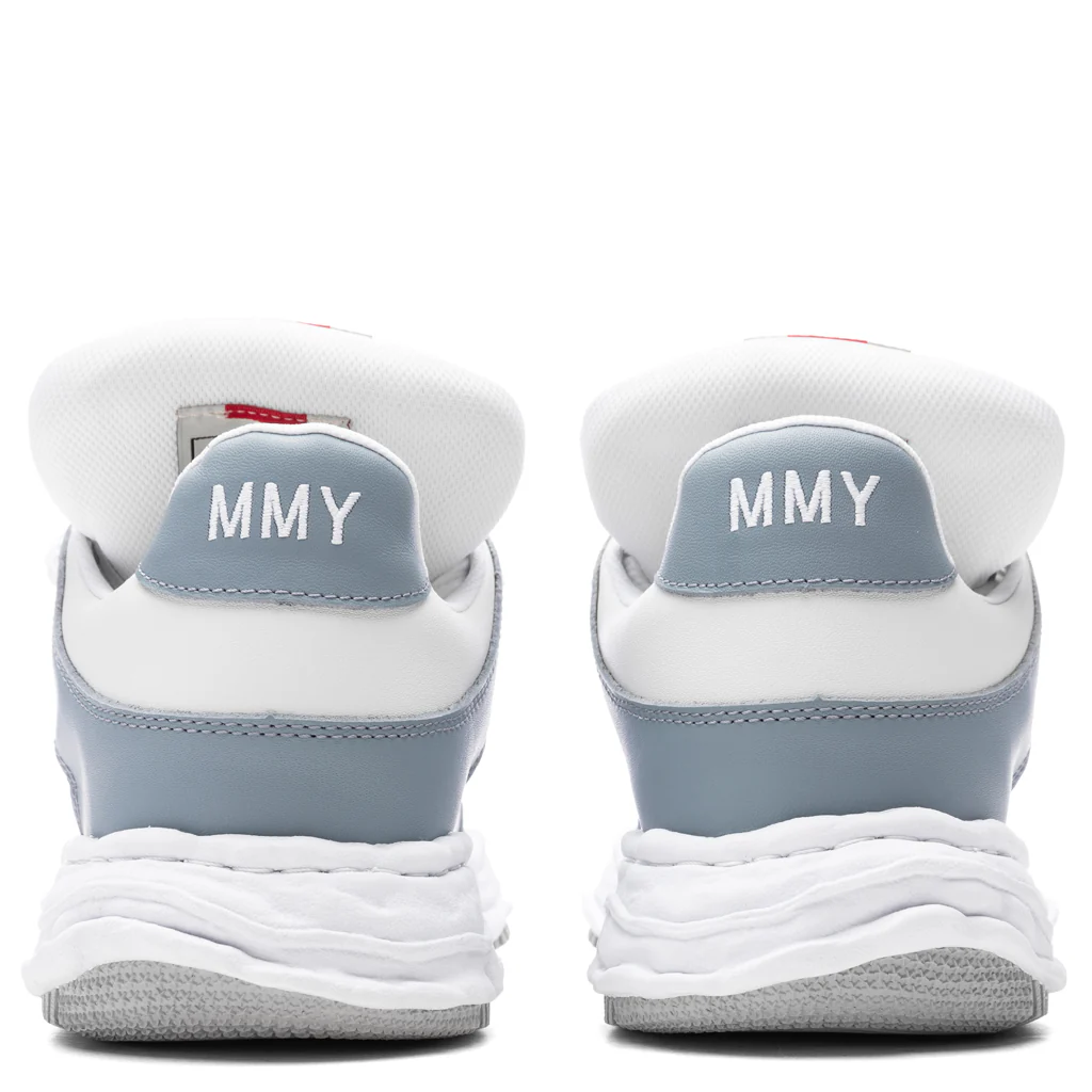 Wayne Low Top Sneakers - Grey/White - Image 4