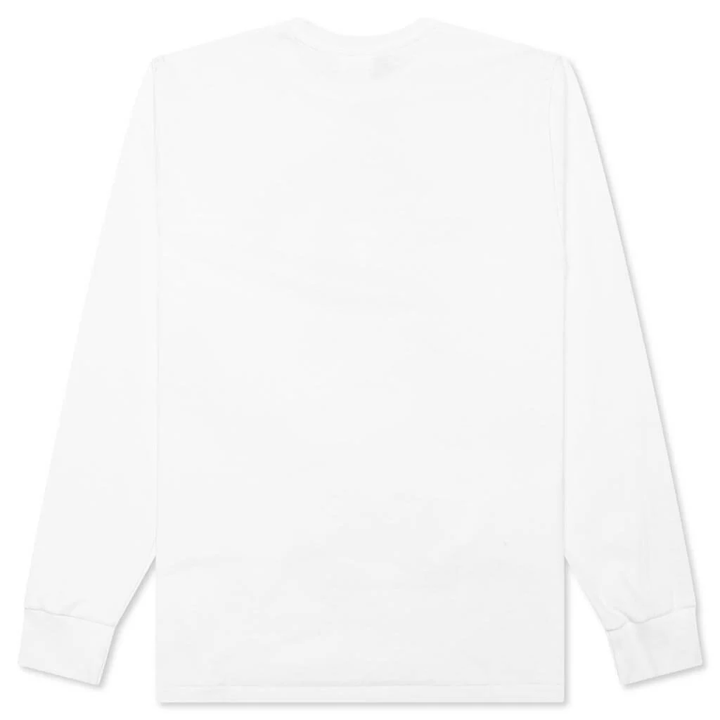 Liquid Camo College L/S Tee - White - Image 2