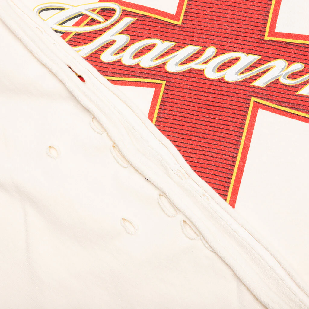 Budweiserria Destroyed Buffalo Tee - Off White - Image 6