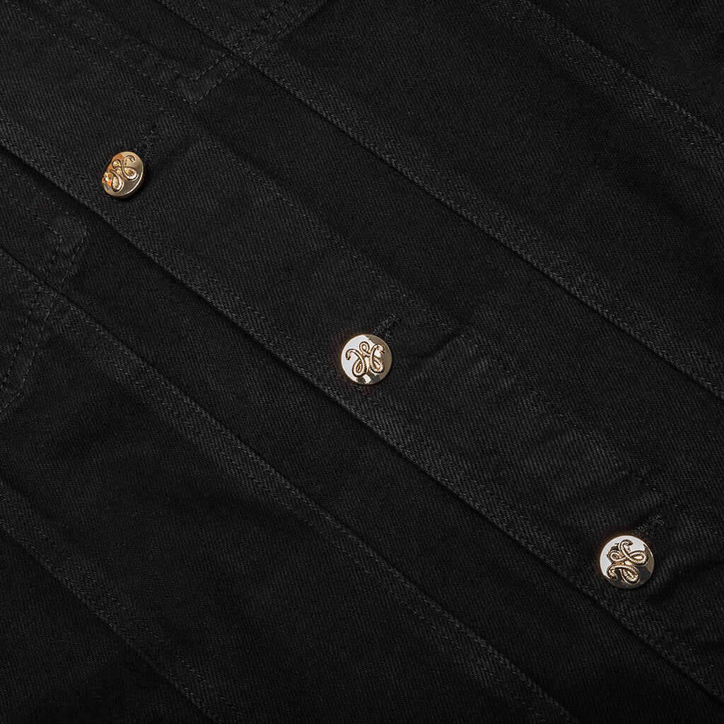 Chachi Denim Jacket - Black - Image 3