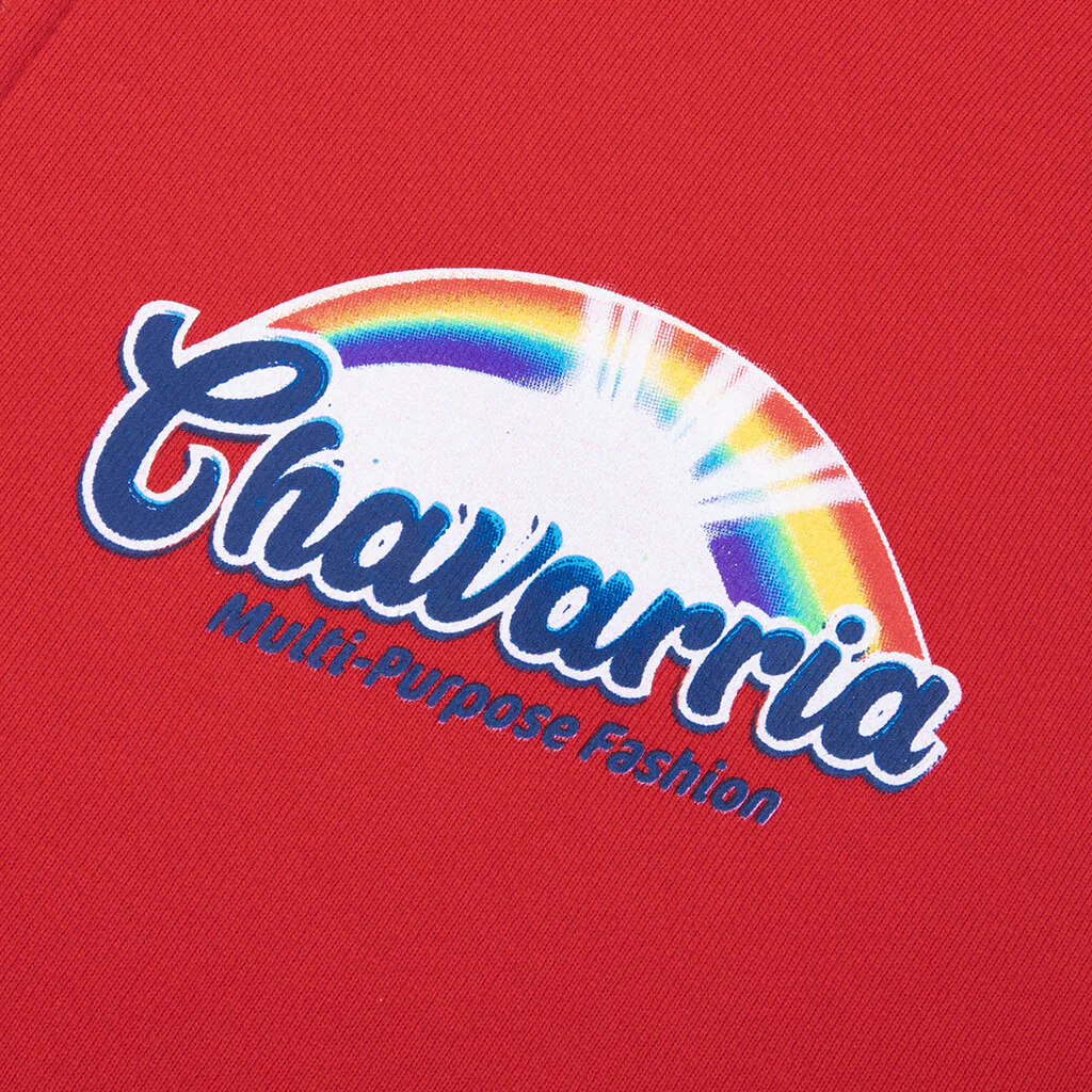 Fabuloso Shrunken Hoodie - Fiery Red - Image 3