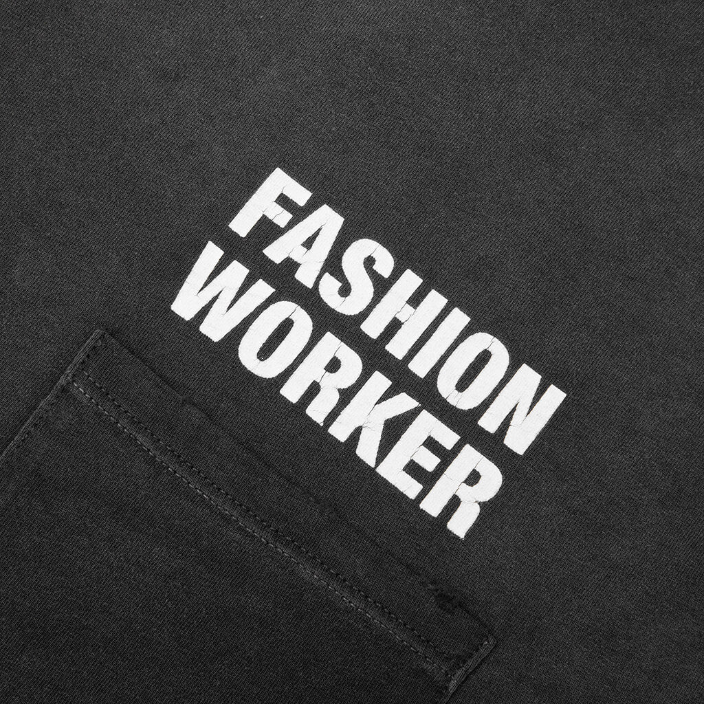 Fashion Worker Tee - Black Beauty - Image 3