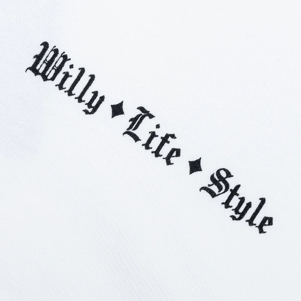 Willy Life Style Hooligan Zip Through - White - Image 3