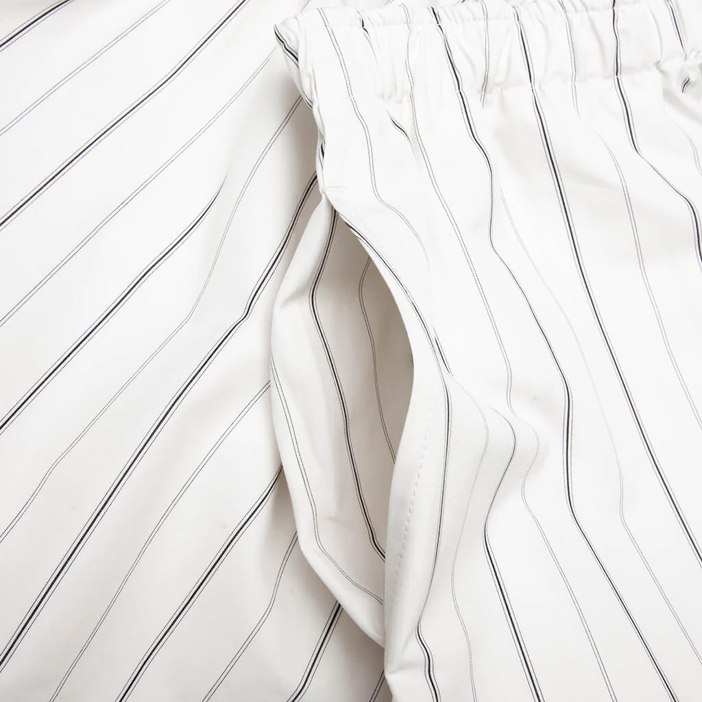 Willy Woven Boxer - White/Black Stripe - Image 5