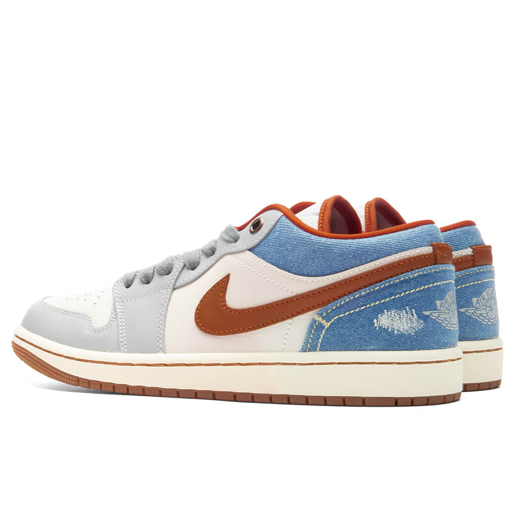 Women's Air Jordan 1 Low - Phantom/Multi Color/Coconut Milk - Image 3