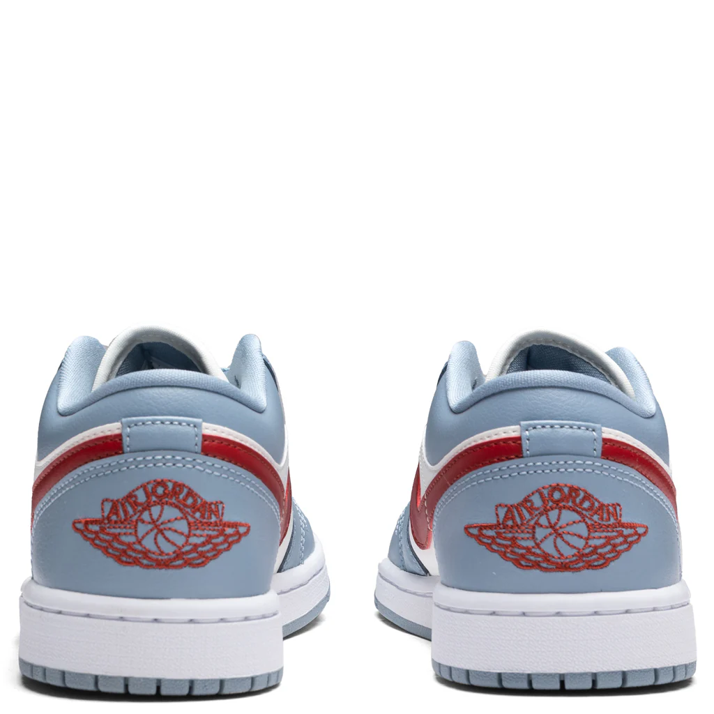 Women's Air Jordan 1 Low - Sail/Dune Red/Blue Grey/White - Image 4