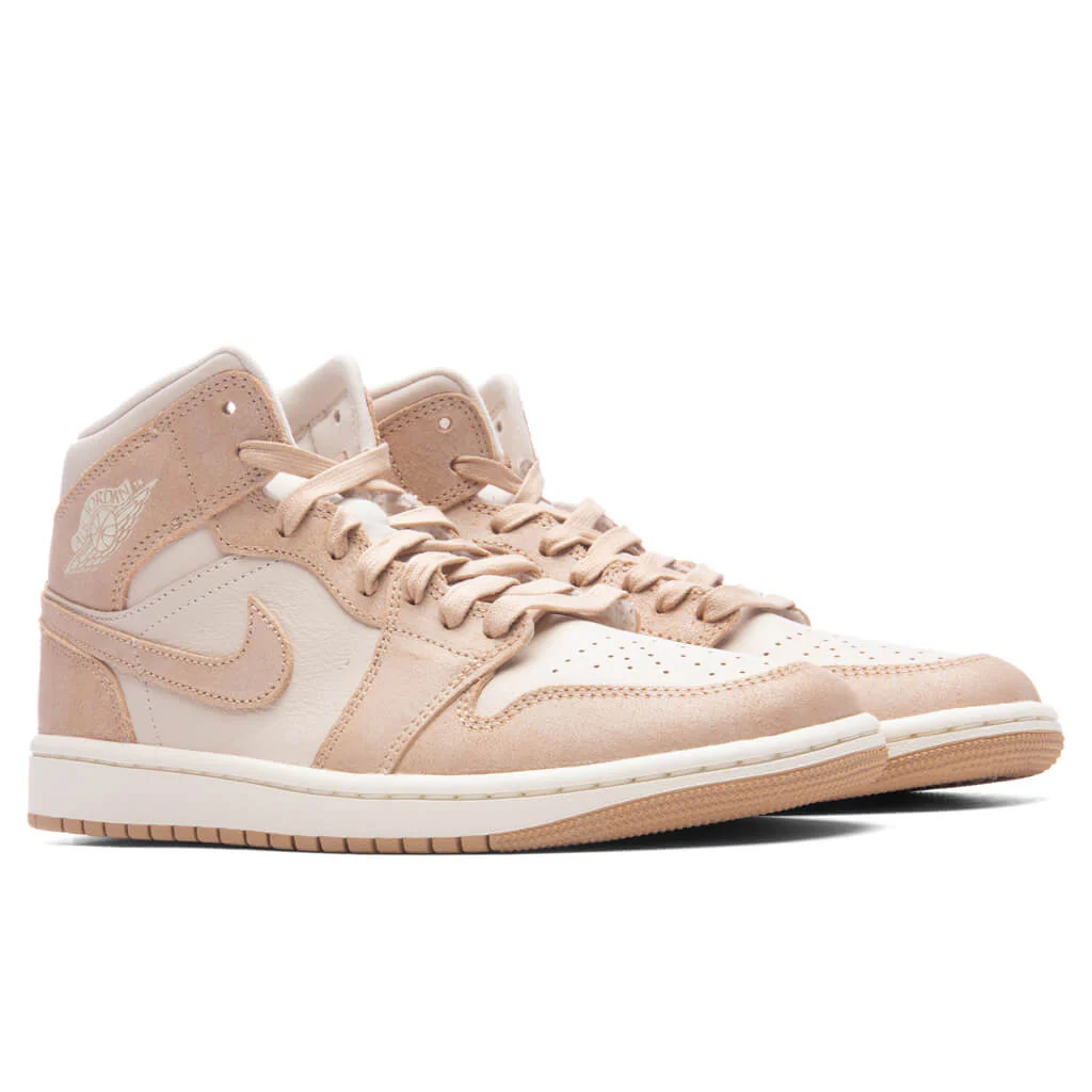 Women's Air Jordan 1 Mid SE - Legend Light Brown/Legend Medium Brown - Image 2