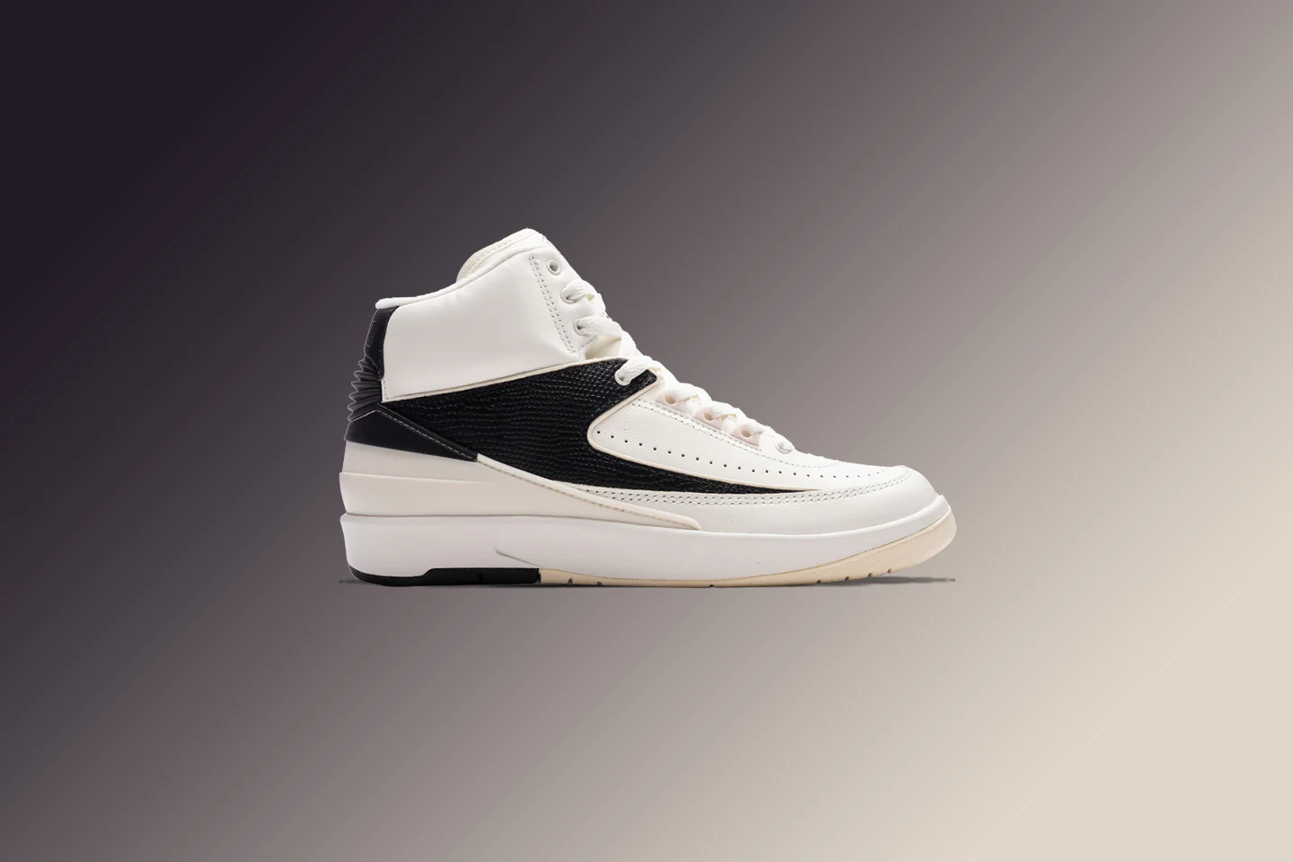 Women's Air Jordan 2 Retro - Sail/Coconut Milk/Black - Image 5