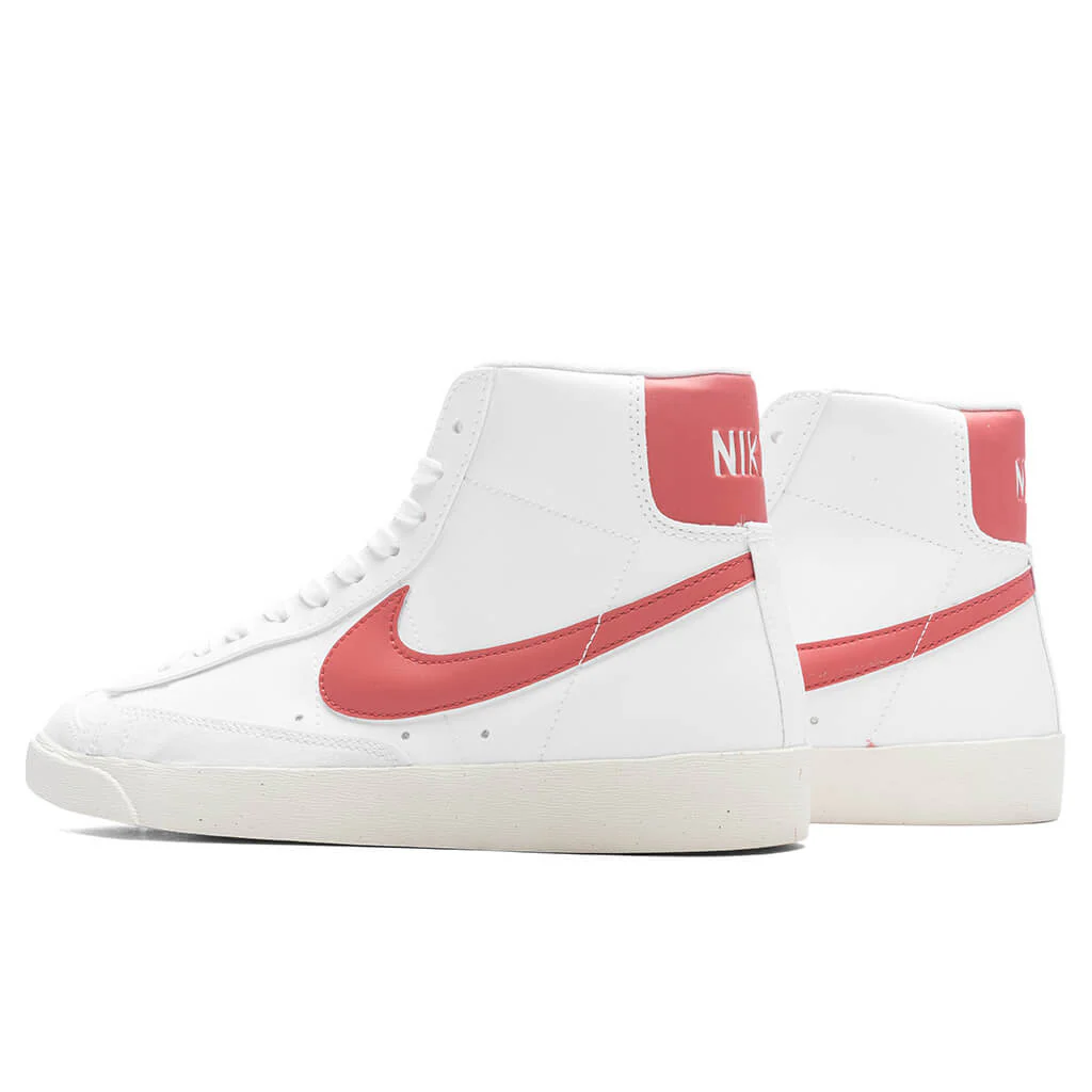 Women's Blazer Mid '77 NN - White/Adobe/Red Stardust - Image 3
