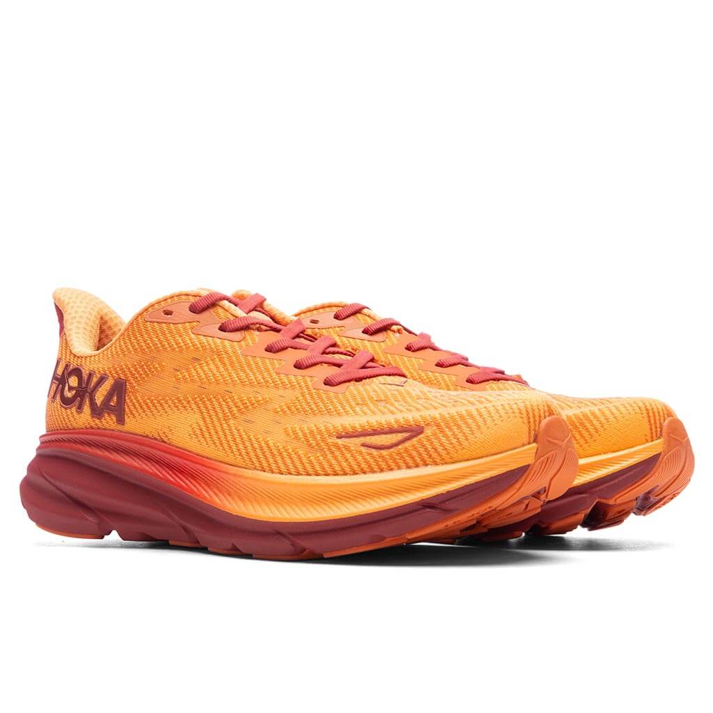 Women's Clifton 9 - Amber Haze/Sherbet - Image 2