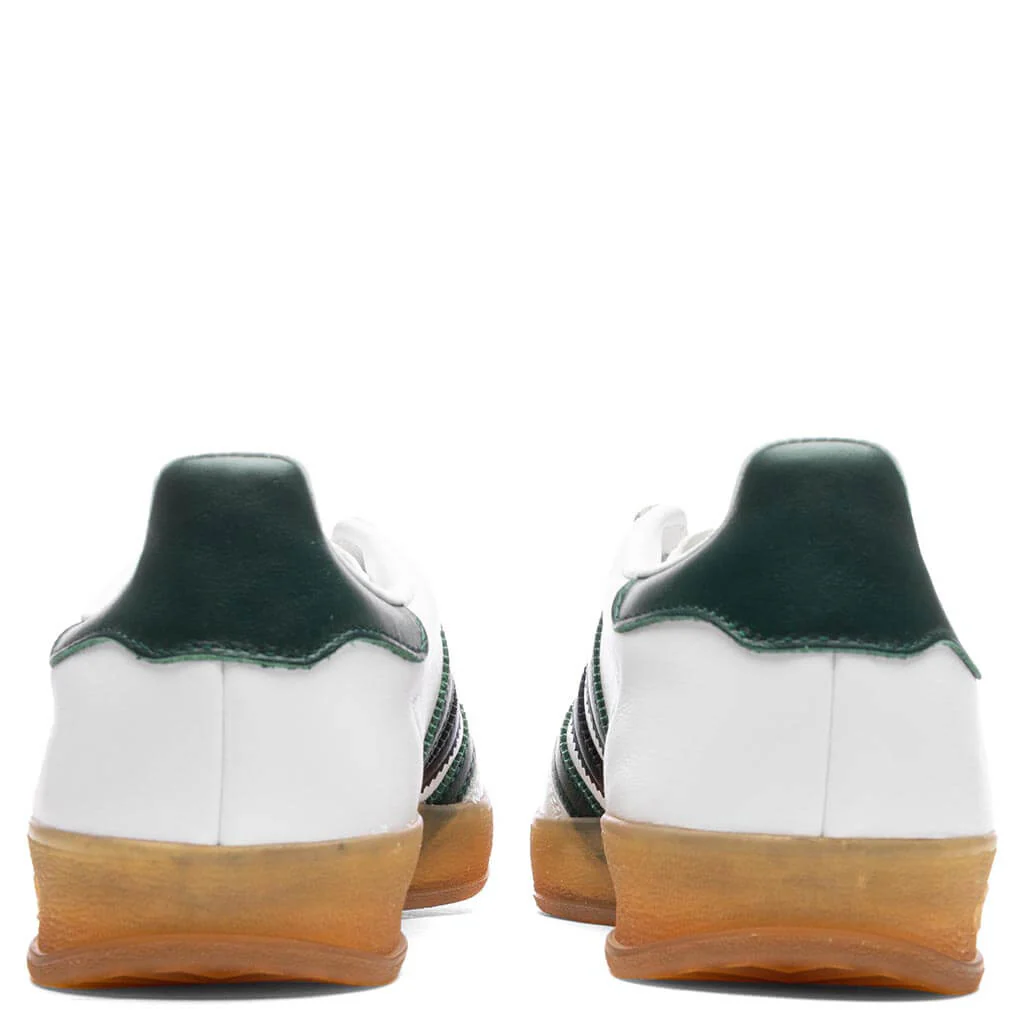 Women's Gazelle Indoor - White/Collegiate Green/Core Black - Image 4