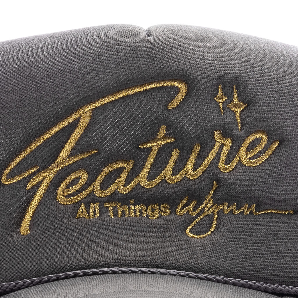 Feature x Wynn Shine Trucker - Charcoal Grey - Image 2